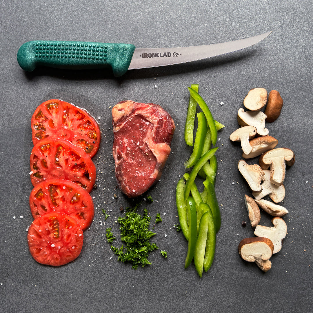 Father's Day Burger Press & Boning Ghost Knife Set by Ironclad Co.