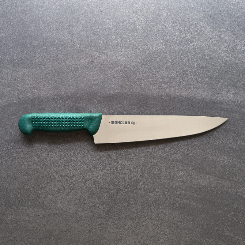 The Chef's Ghost Knife by Ironclad Co. Salvaged Ghost Net 22cm Chef's Knife