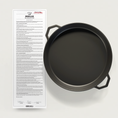 Load image into Gallery viewer, The Grande Legacy Pan by Ironclad Co. Handcrafted 36cm Cast Iron Pan
