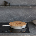 Satin Enamel Cast Iron Pan & Serving Lid