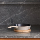 Satin Enamel Cast Iron Pan & Serving Lid