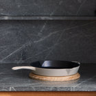 Satin Enamel Cast Iron Pan & Serving Lid