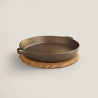 36cm Seasoned Cast Iron Grande Legacy Pan & Serving Lid