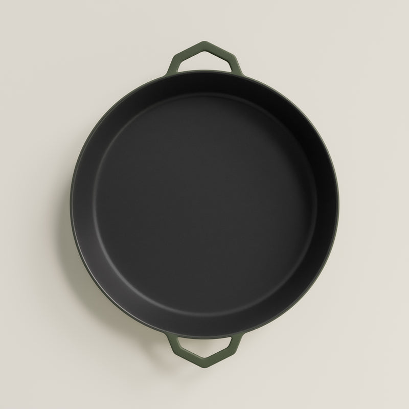 36cm Olive Leaf Satin Enamel Grande Legacy Pan