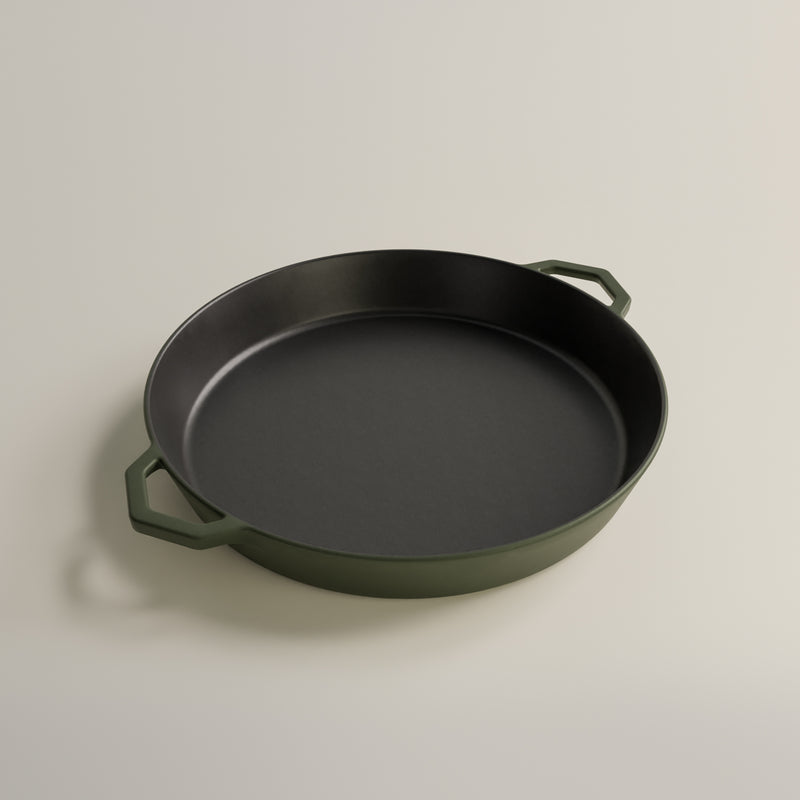 36cm Olive Leaf Satin Enamel Grande Legacy Pan