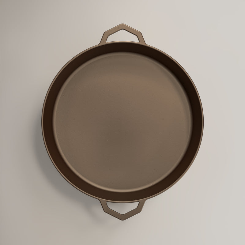 36cm Seasoned Cast Iron Grande Legacy Pan