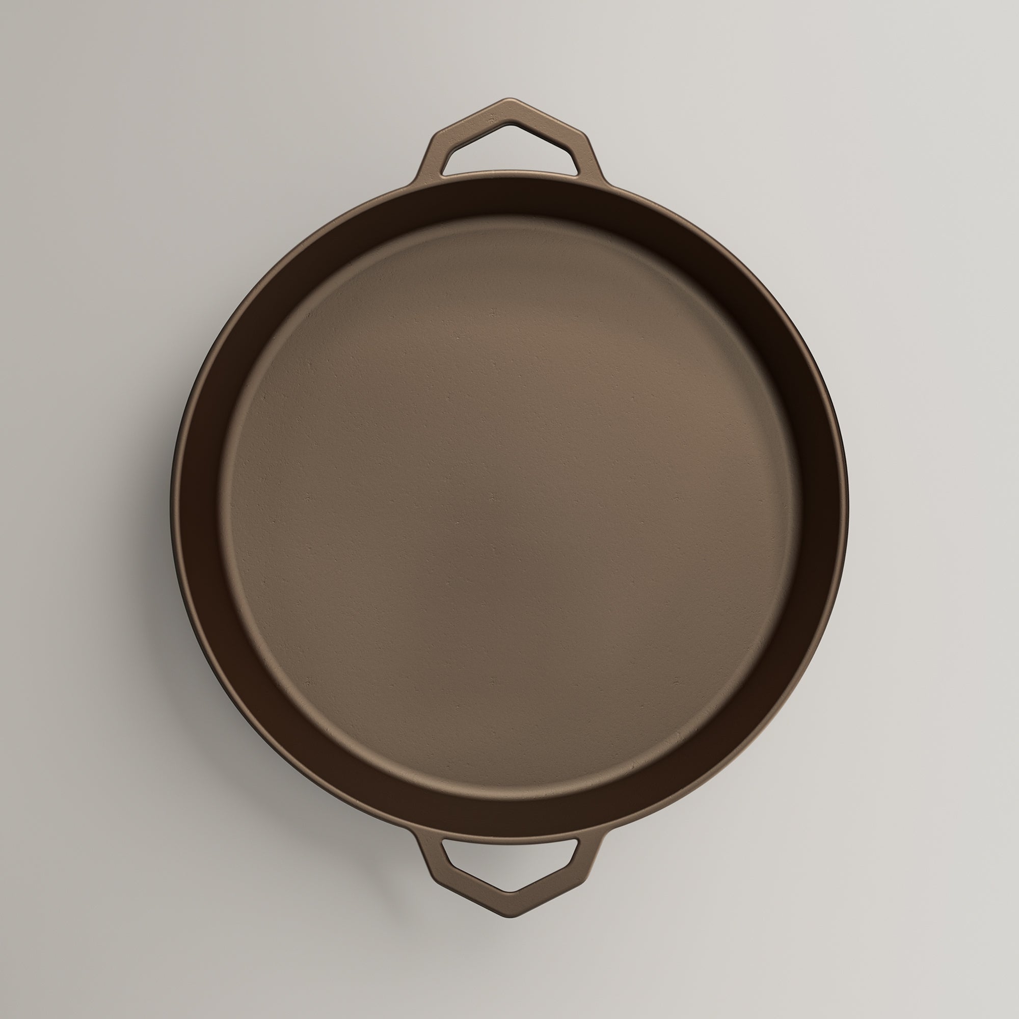 36cm Seasoned Cast Iron Grande Legacy Pan & Serving Lid