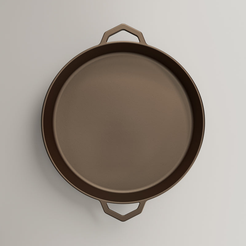 36cm Seasoned Cast Iron Grande Legacy Pan