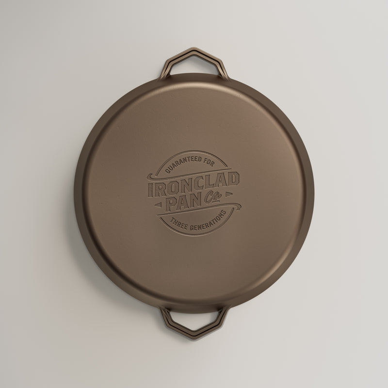 36cm Seasoned Cast Iron Grande Legacy Pan