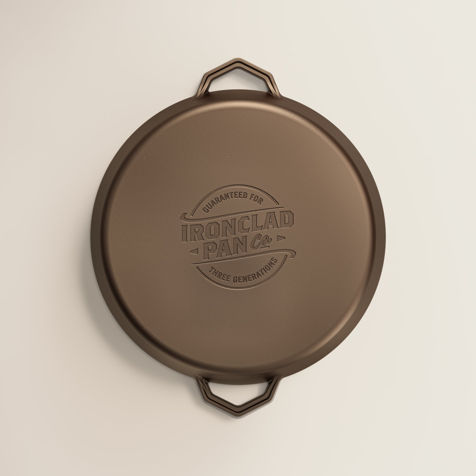 36cm Seasoned Cast Iron Grande Legacy Pan