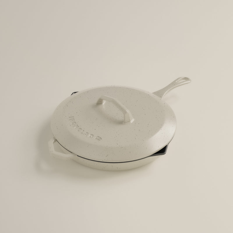 28cm Salt Stone Satin Enamel Legacy Lid