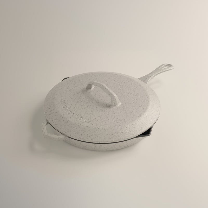 28cm Salt Stone Satin Enamel Legacy Lid