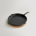 28cm Antique Black Satin Enamel Legacy Pan & Serving Lid