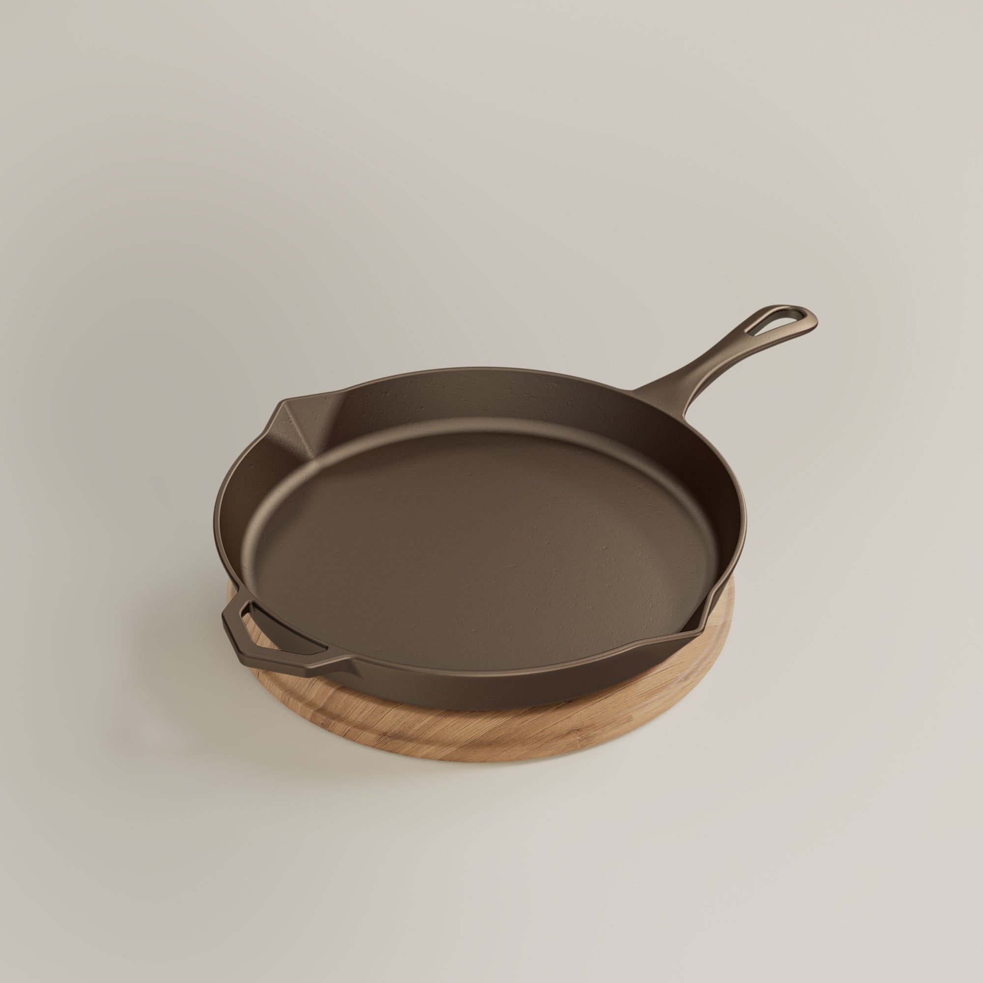 28cm Seasoned Cast Iron Legacy Pan & Serving Lid