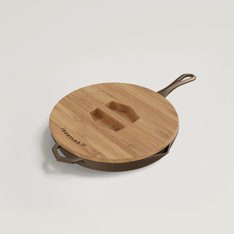 28cm Seasoned Cast Iron Legacy Pan & Serving Lid