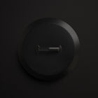 28cm Antique Black Satin Enamel Legacy Lid