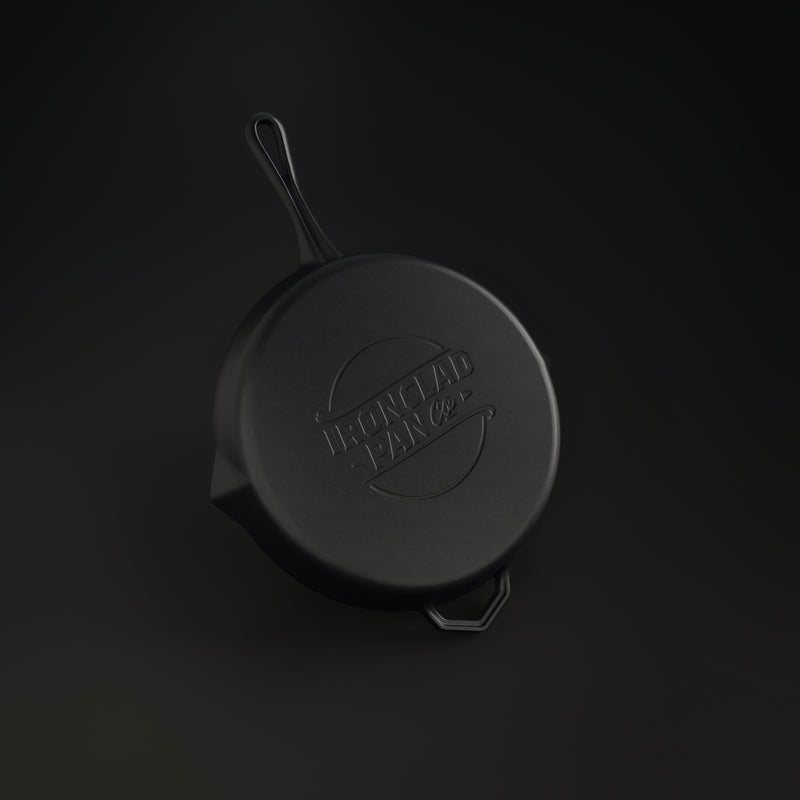 28cm Antique Black Satin Enamel Legacy Pan