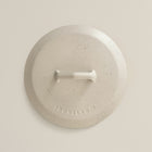 20cm & 28cm Salt Stone Satin Enamel Lid Duo