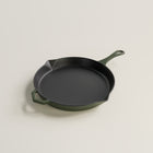28cm Olive Leaf Satin Enamel Legacy Pan & Lid
