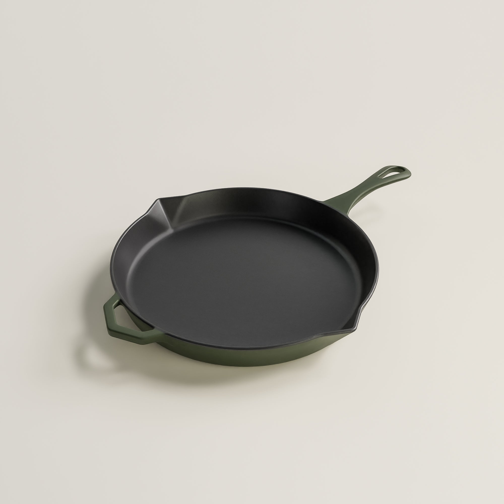 28cm Olive Leaf Satin Enamel Legacy Pan & Lid