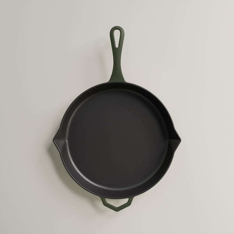28cm Olive Leaf Satin Enamel Legacy Pan