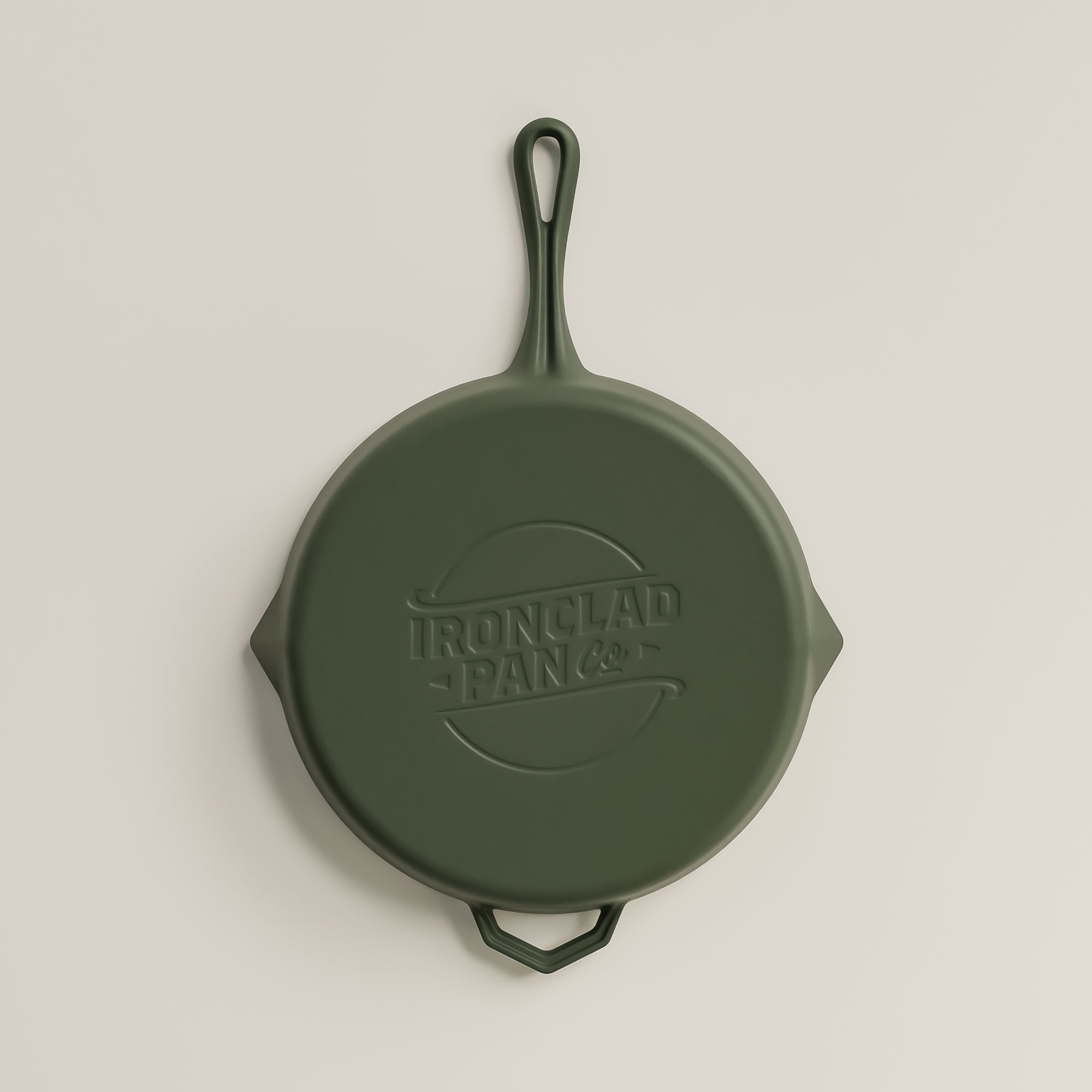 28cm Olive Leaf Satin Enamel Legacy Pan & Lid