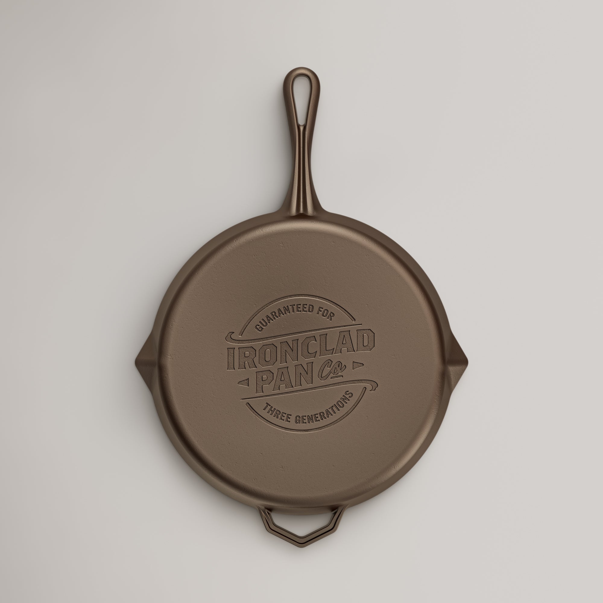 28cm Seasoned Cast Iron Legacy Pan & Serving Lid