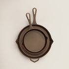 The Legacy Bundle Handcrafted 28cm and 20cm Cast Iron Pans