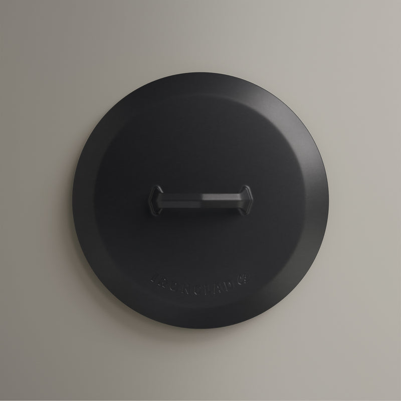 28cm Antique Black Satin Enamel Legacy Lid