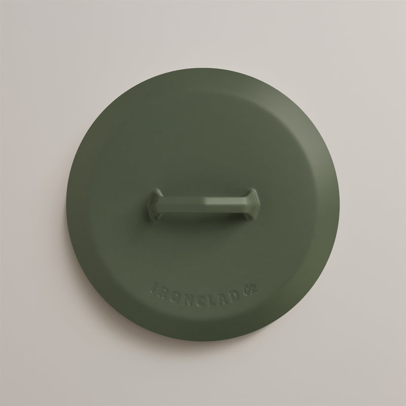 28cm Olive Leaf Satin Enamel Legacy Lid