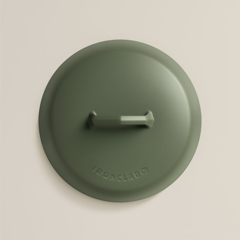 28cm Olive Leaf Satin Enamel Legacy Lid