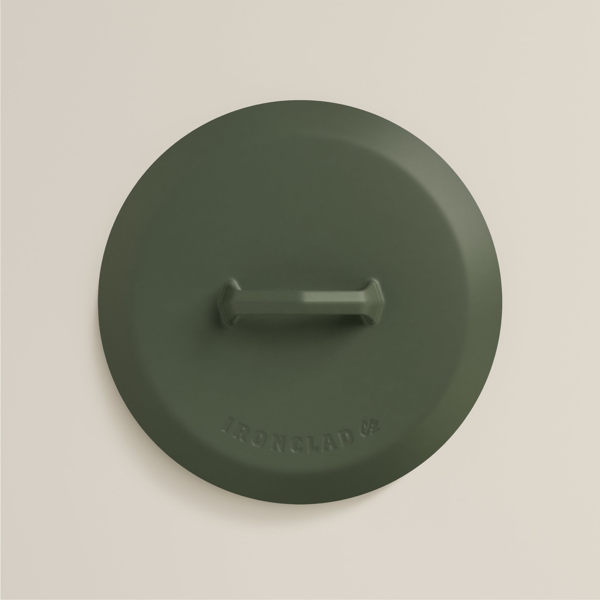 28cm Olive Leaf Satin Enamel Legacy Pan & Lid