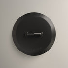 28cm Antique Black Satin Enamel Legacy Lid