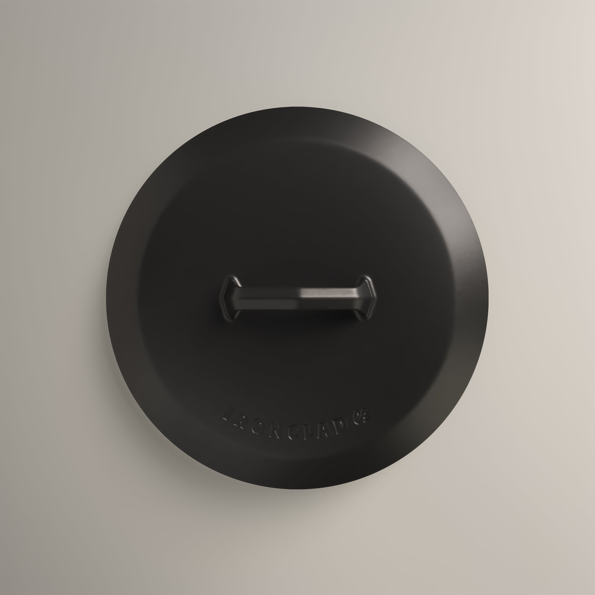28cm Antique Black Satin Enamel Legacy Lid