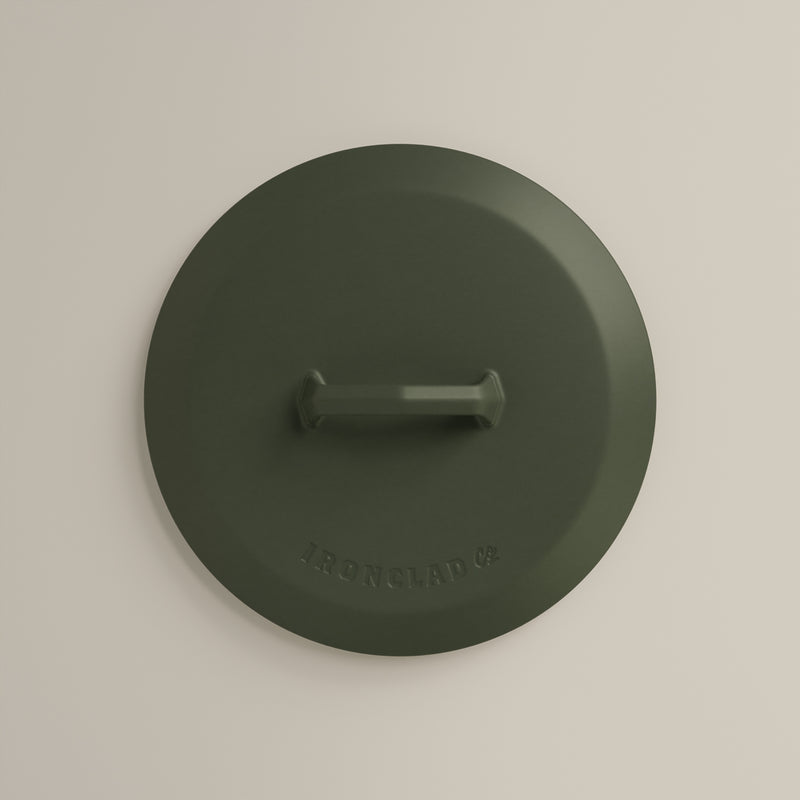 28cm Olive Leaf Satin Enamel Legacy Lid