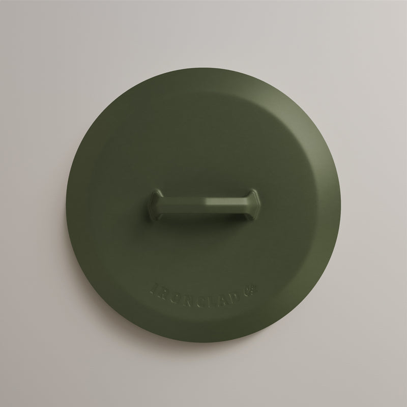 28cm Olive Leaf Satin Enamel Legacy Lid