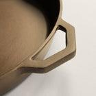 36cm Seasoned Cast Iron Grande Legacy Pan & Serving Lid