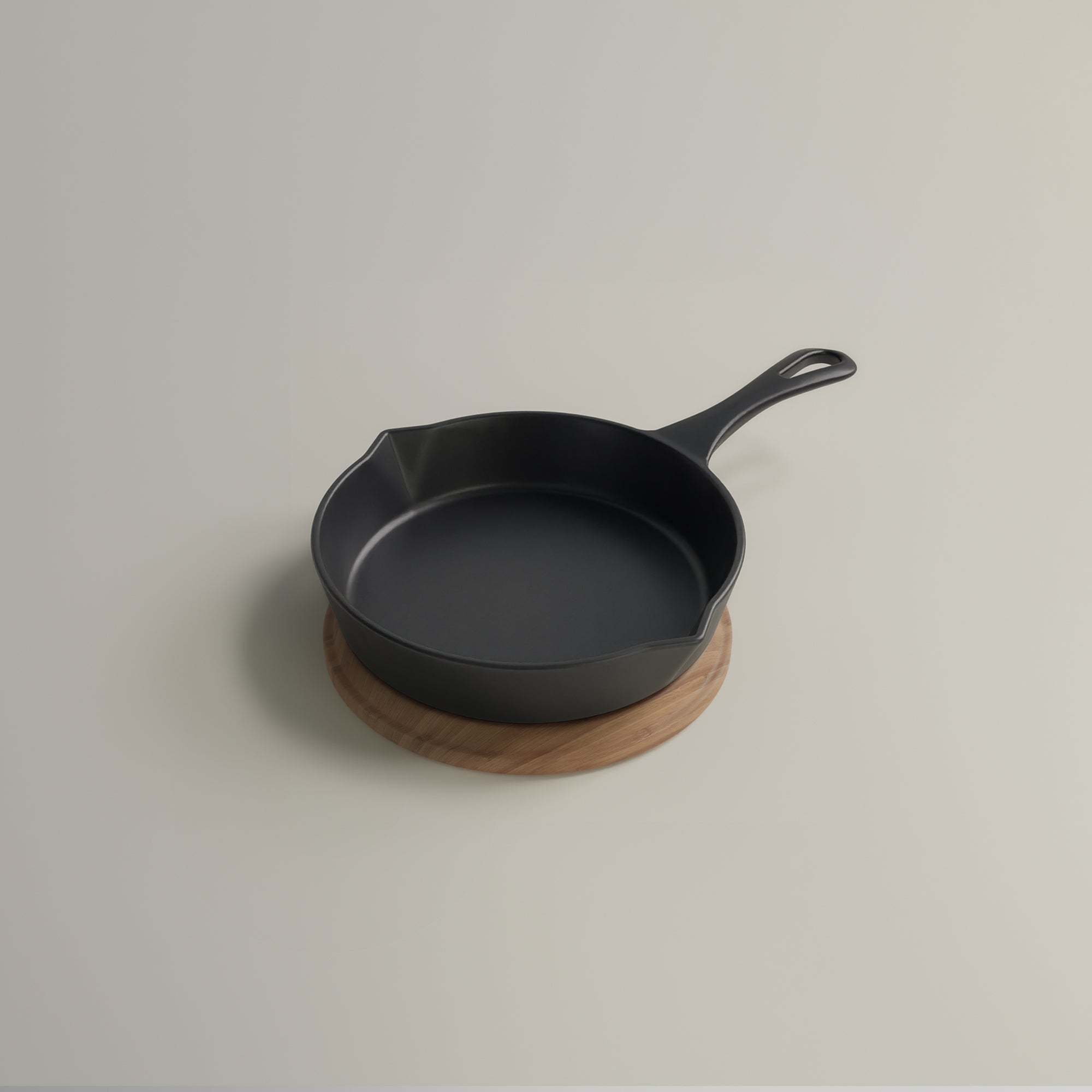 20cm Antique Black Satin Enamel Lil Legacy Pan & Serving Lid