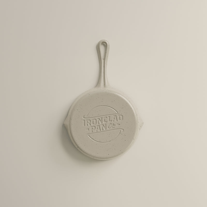 20cm Salt Stone Satin Enamel Lil Legacy Pan & Serving Lid