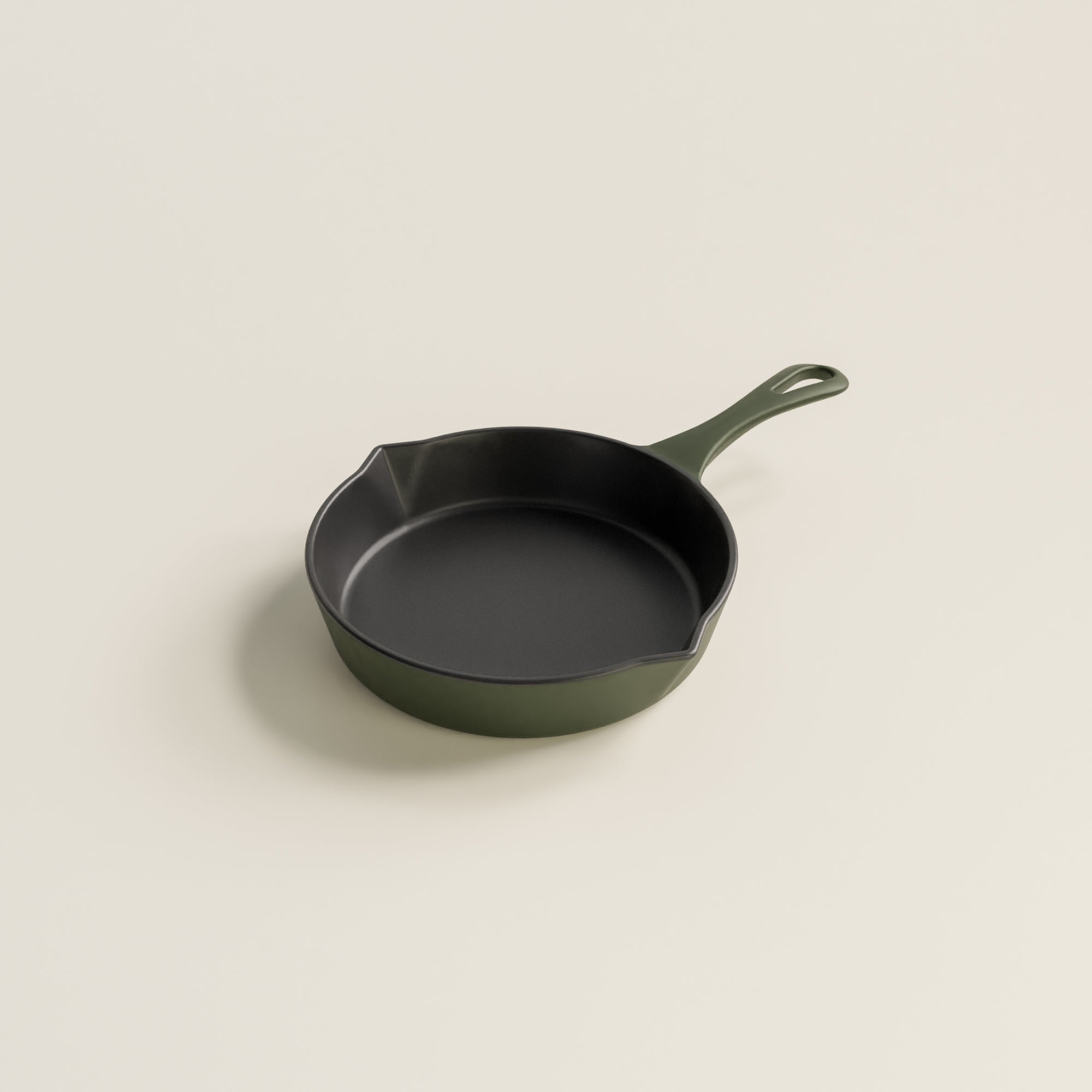 20cm Olive Leaf Satin Enamel Lil Legacy Pan & Lid