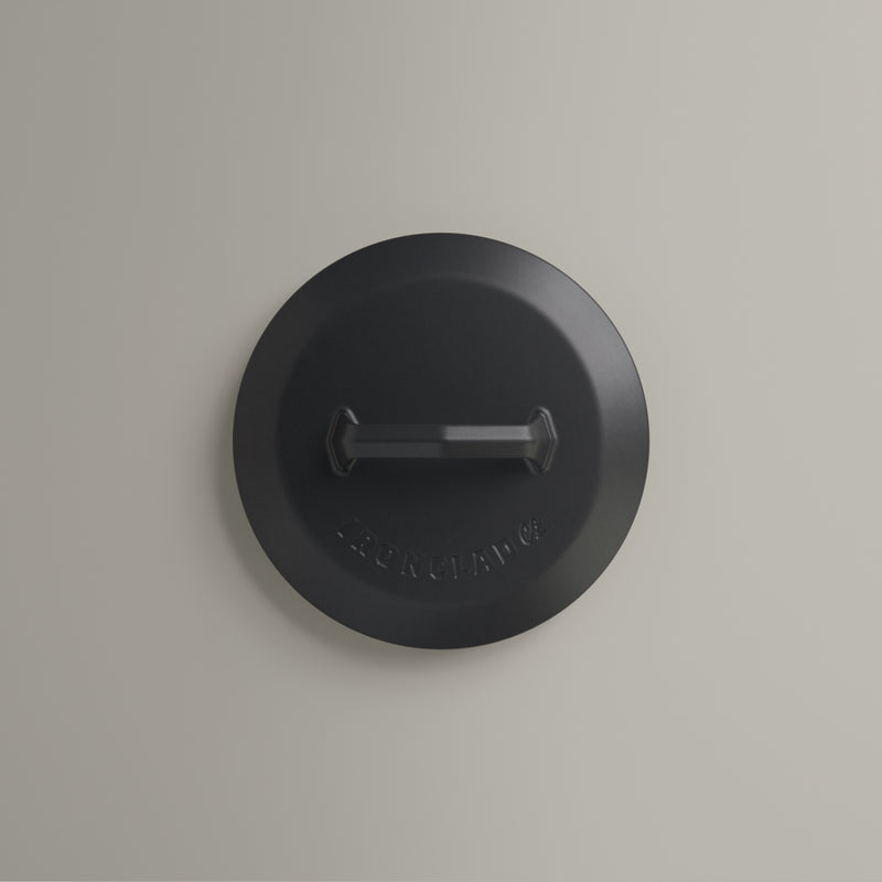 20cm Antique Black Satin Enamel Lil Legacy Lid