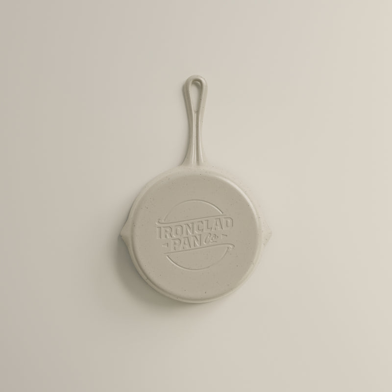 20cm Salt Stone Satin Enamel Lil Legacy Pan & Serving Lid