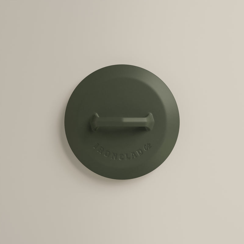 20cm Olive Leaf Satin Enamel Lil Legacy Lid
