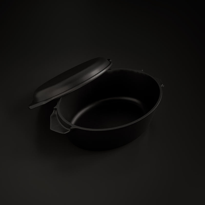 4.5L Antique Black Satin Enamel Old Dutch