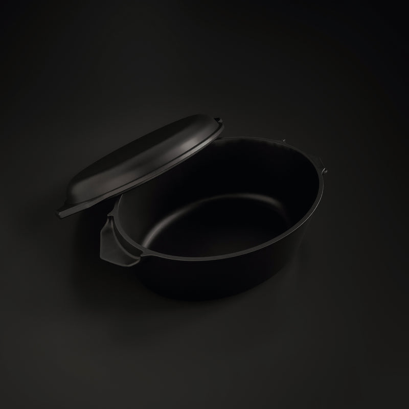 4.5L Antique Black Satin Enamel Old Dutch