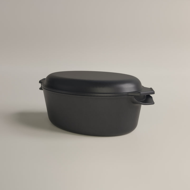 4.5L Antique Black Satin Enamel Old Dutch
