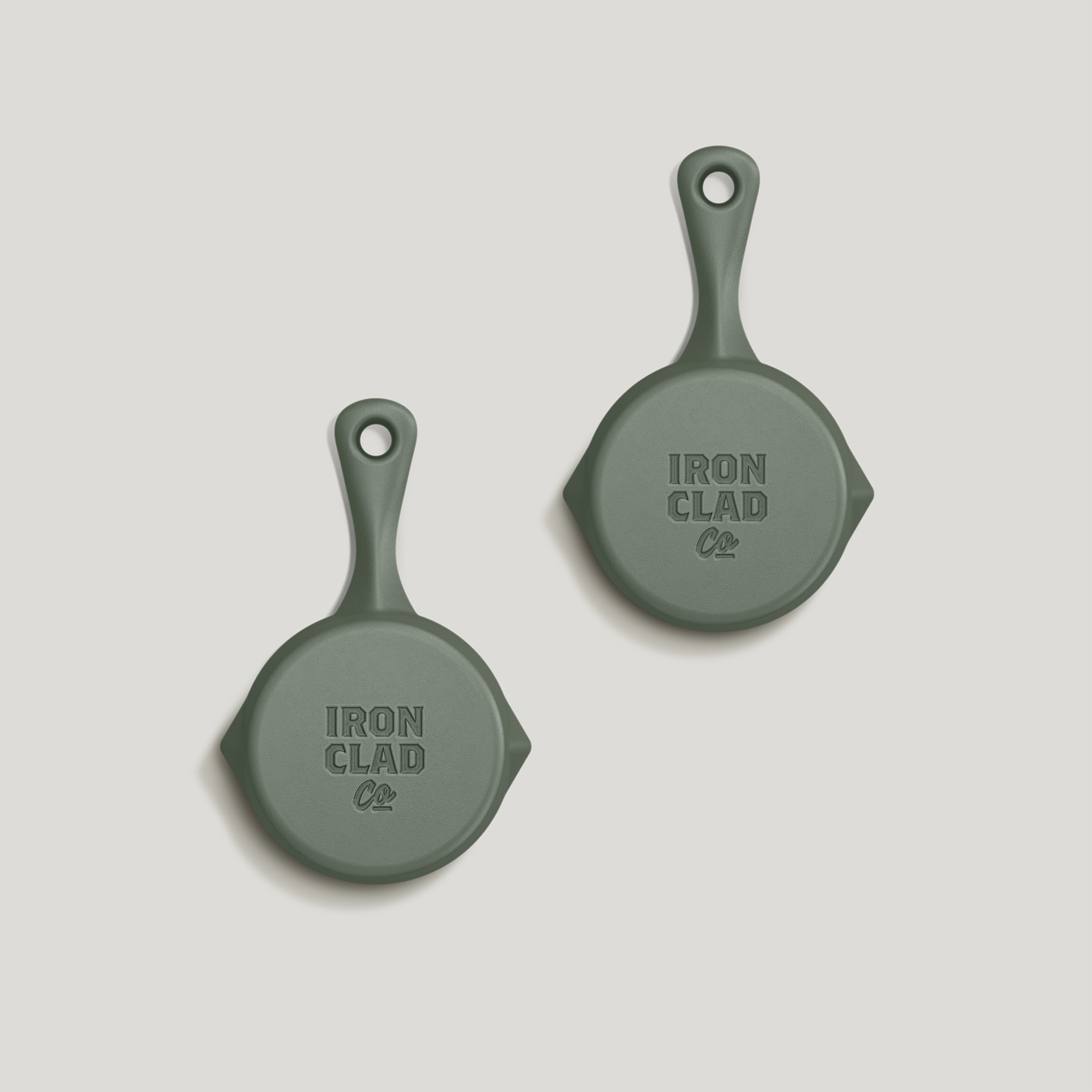 10cm Enamel Ironclad Junior Twin Set