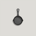 Load image into Gallery viewer, Compact enamel cast iron Junior pans in Antique Black 
