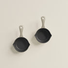 10cm Salt Stone Satin Enamel Junior Twin Set
