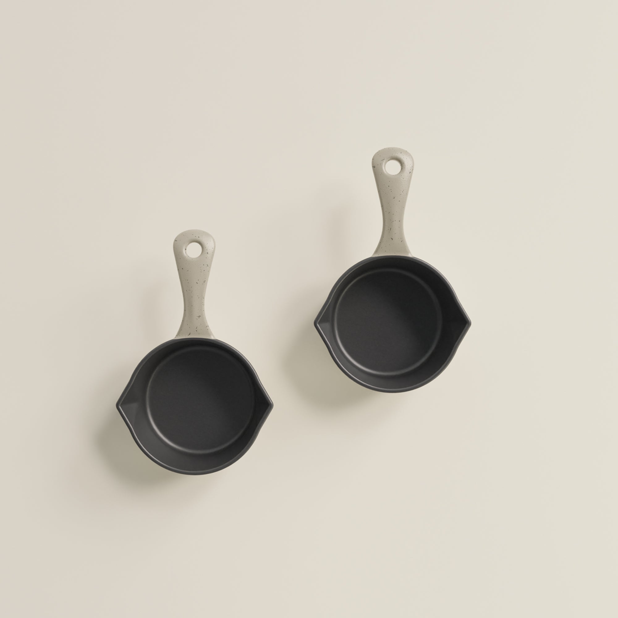 10cm Salt Stone Satin Enamel Junior Twin Set